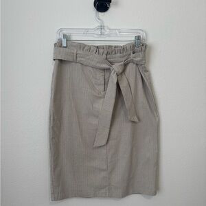 Striped Pencil Skirt